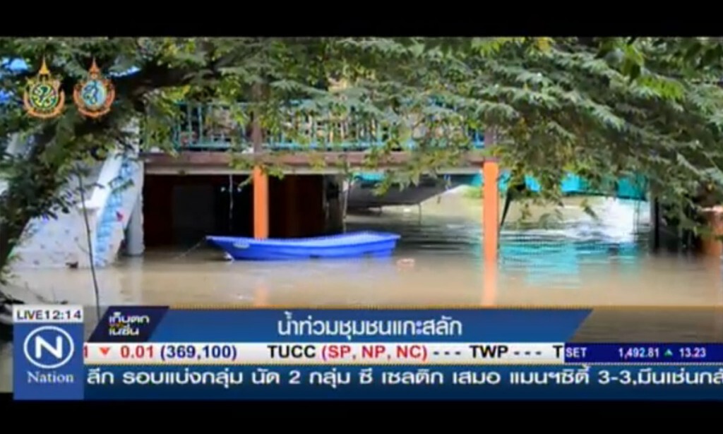 น้ำท่วมชุนชนแกะสลัก น้ำท่วมชุนชนแกะสลัก