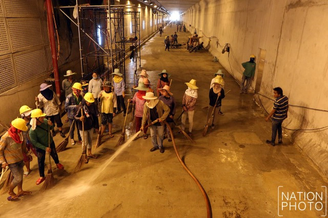 เร่งทำความสะอาด ภายในอุโมงค์มไหสวรรย์ ก่อนเปิดใช้ชั่วคราว 30 ก.ย. 59