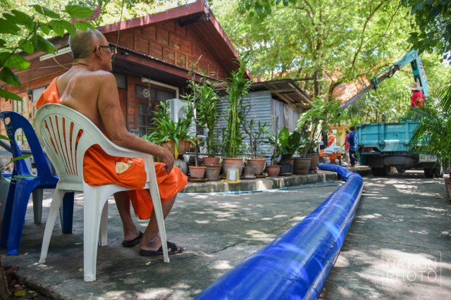 นครปากเกร็ดเตรียมความพร้อมรับน้ำหนุน