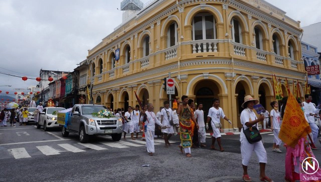 ม้าทรงโชว์รอบเมือง เทศกาลกินเจภูเก็ต