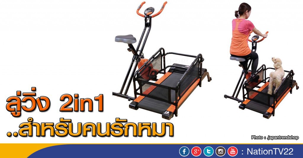 ลู่วิ่ง 2in1 ..สำหรับคนรักหมา ลู่วิ่ง 2in1 ..สำหรับคนรักหมา