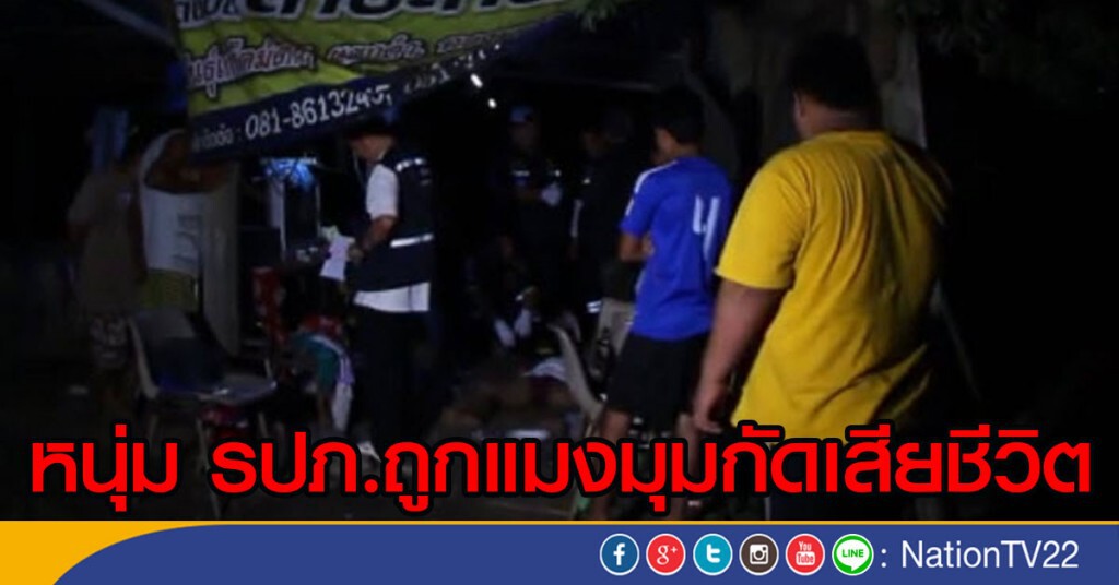หนุ่ม .รปภ.รร.ถูกแมงมุมกัดเสียชีวิต