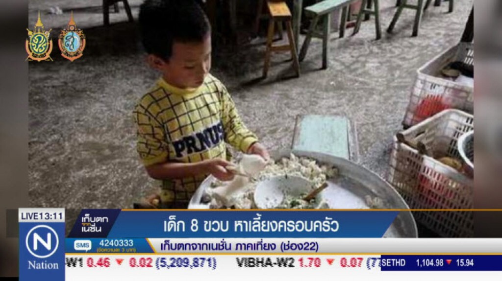 เด็ก 8 ขวบ หาเลี้ยงครอบครัว เด็ก 8 ขวบ หาเลี้ยงครอบครัว