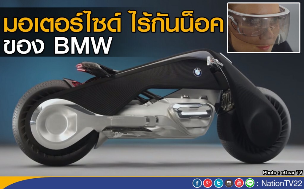 มอเตอร์ไซด์ ไร้กันน็อคของ BMW