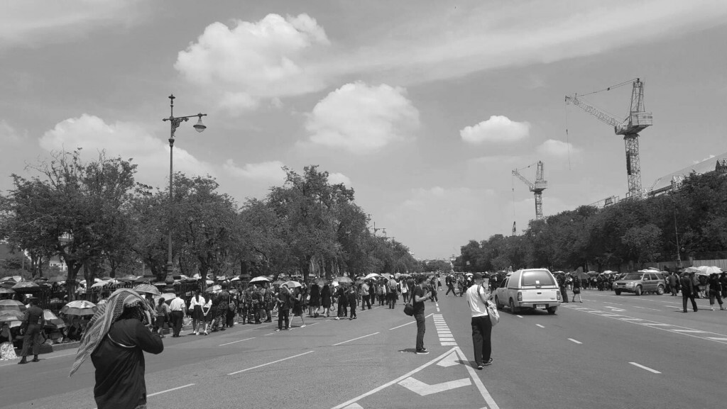 บรรยากาศหน้าศาลหลักเมือง