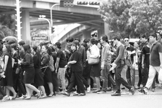 บรรยากาศสี่แยกอรุณอัมรินทร์ เวลา 13.00 น.