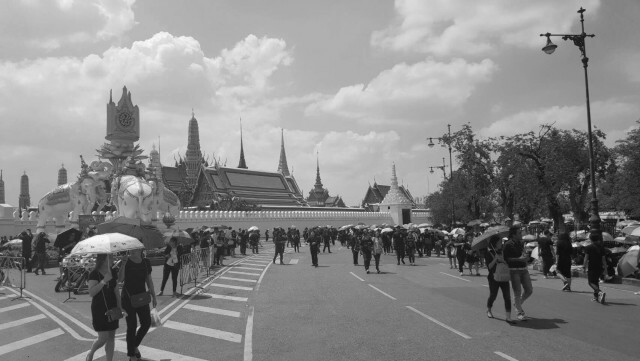 บรรยากาศหน้าศาลหลักเมือง