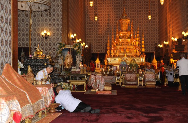 สมเด็จพระบรมฯ เสด็จฯ บำเพ็ญพระราชกุศลสัตตมวารพระบรมศพ