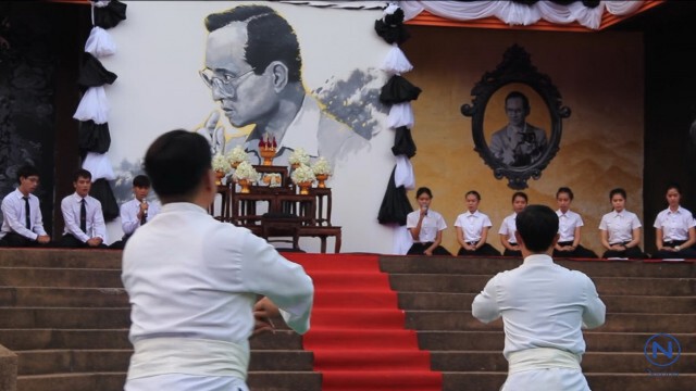 มข.จัดศิลปกรรมอาลัย ถวายไท้ ณ แดนสรวง