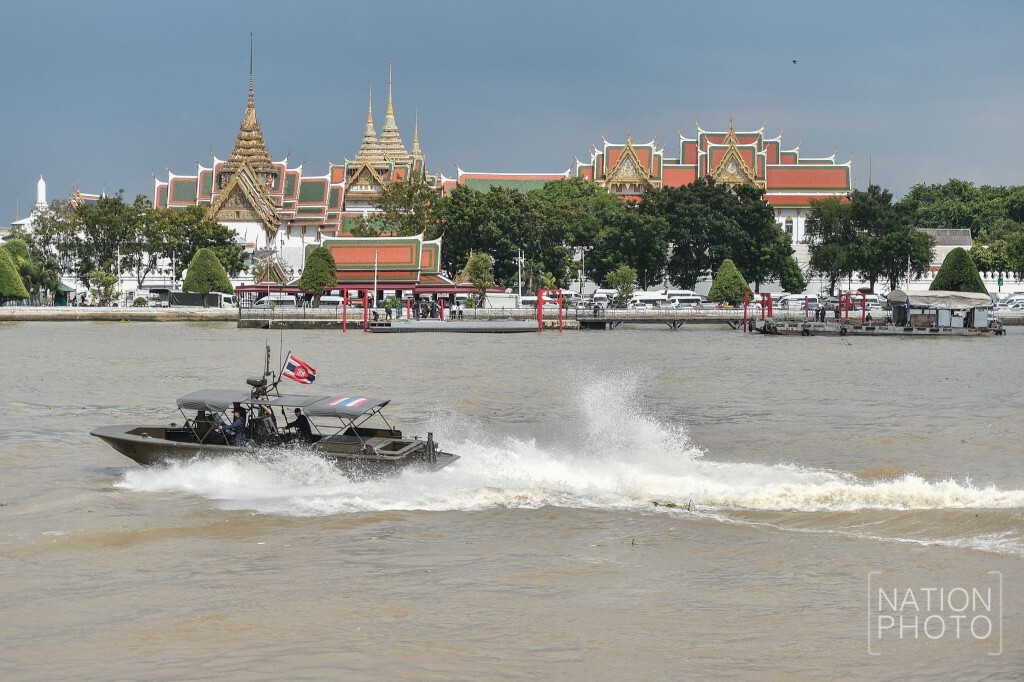 กรมเจ้าท่าซ้อมขบวนเรือพระราชพิธีกฐินพระราชทาน กรมเจ้าท่าซ้อมขบวนเรือพระราชพิธีกฐินพระราชทาน
