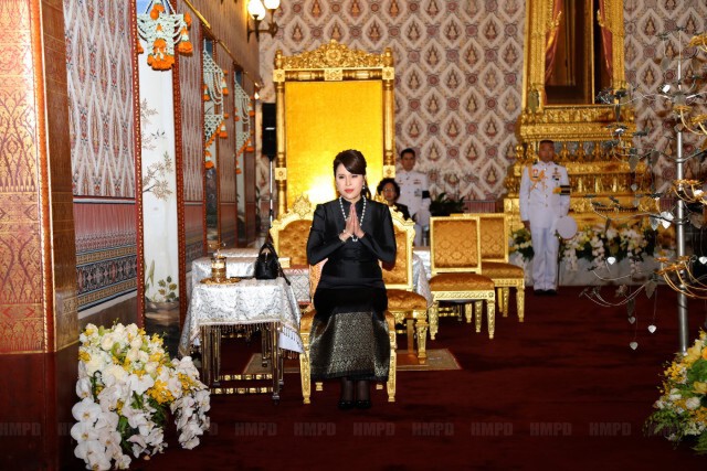 ทูลกระหม่อมหญิงอุบลรัตนฯ เสด็จพระพิธีธรรมสวดพระอภิธรรมพระบรมศพ