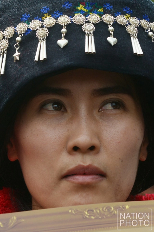 ภาพชุด ชาวไทยภูเขาเผ่าเมี่ยน ร่วมกราบสักการะพระบรมศพ