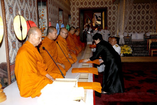 พระองค์เจ้าโสมสวลี เสด็จฯพิธีสวดพระอภิธรรม พระบรมศพ