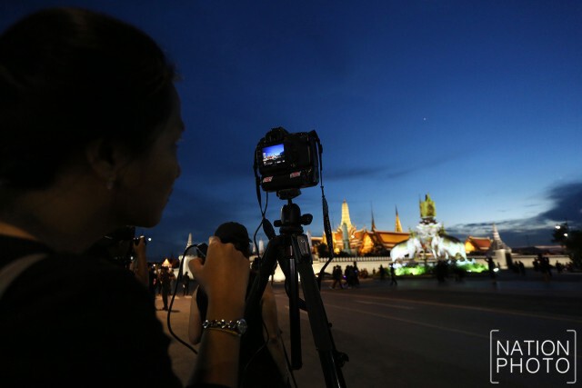 ท้องฟ้า บริเวณพระบรมมหาราชวัง