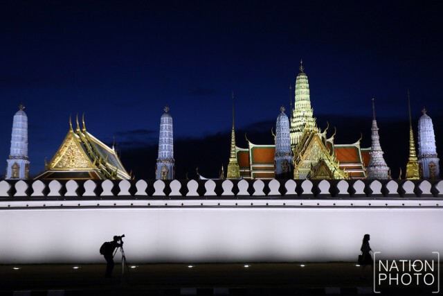 ท้องฟ้า บริเวณพระบรมมหาราชวัง