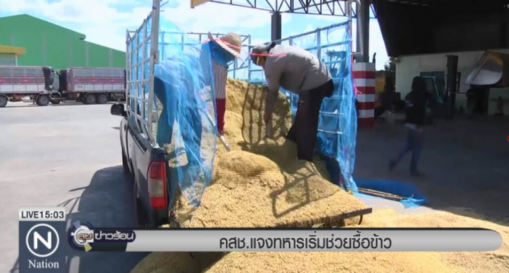 .คสช.แจงทหารเริ่มช่วยซื้อข้าว .คสช.แจงทหารเริ่มช่วยซื้อข้าว