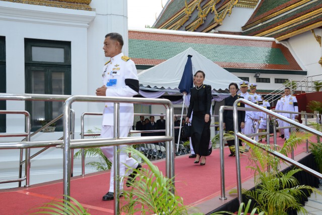 "พระองค์ภา"เสด็จพระพิธีธรรมสวดพระอภิธรรมพระบรมศพ