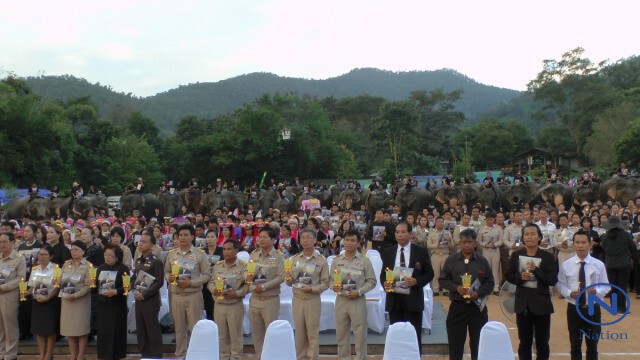 เชียงใหม่-นำช้าง 89 เชือกก้มกราบถวายอาลัย