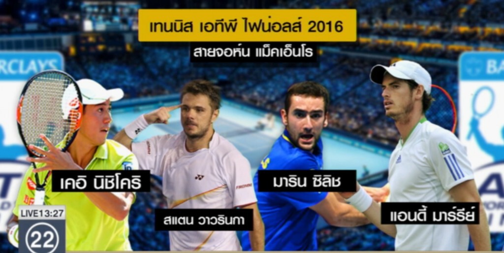 ผลจับสลากแบ่งสาย "เอทีพี ไฟน่อลส์"