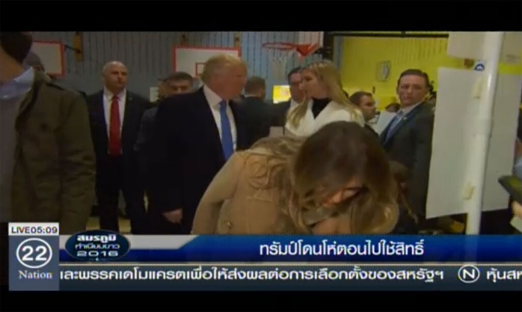 "ทรัมป์" โดนโห่ตอนไปใช้สิทธิ "ทรัมป์" โดนโห่ตอนไปใช้สิทธิ