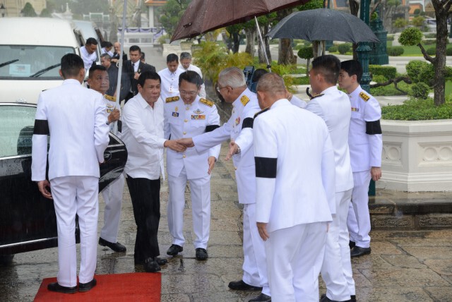 ปธน. "ดูเตร์เต" เยือนไทย พร้อมเข้าสักการะพระบรมศพ