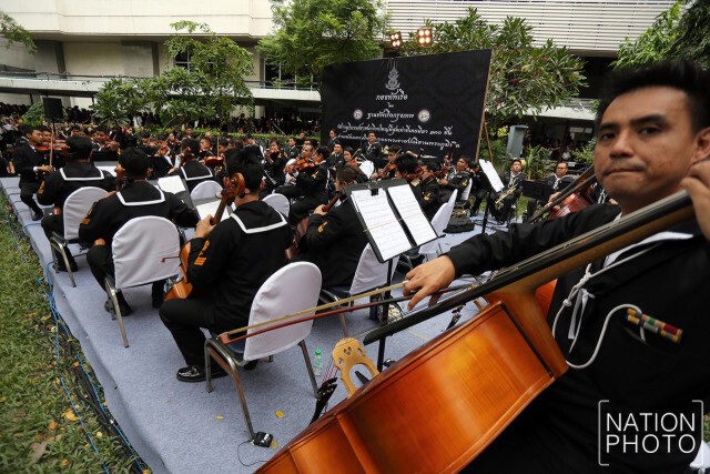 บรรยากาศก่อนเริ่มงาน "น้อมดวงใจชาวศิริราช...ตามรอยพระราชปณิธานพระภูมิพล"