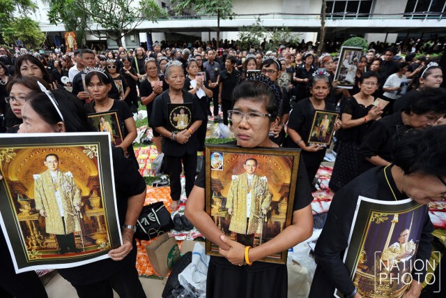 บรรยากาศก่อนเริ่มงาน "น้อมดวงใจชาวศิริราช...ตามรอยพระราชปณิธานพระภูมิพล"