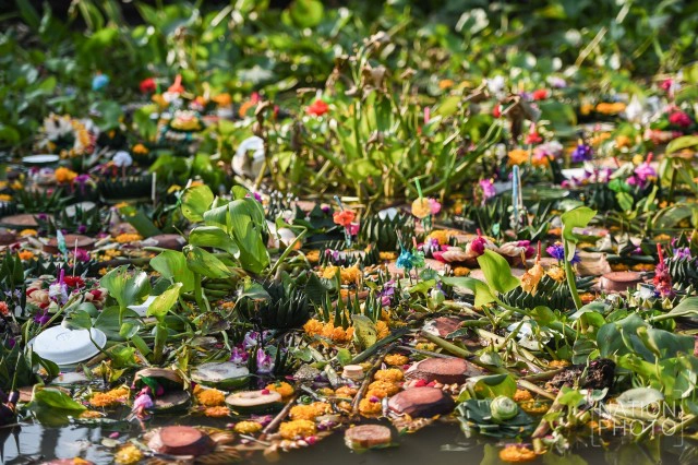 "ซากกระทง"หลังวันลอยกระทง