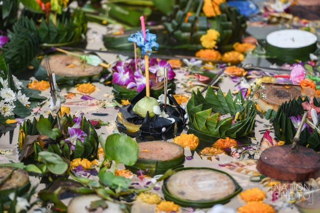 "ซากกระทง"หลังวันลอยกระทง