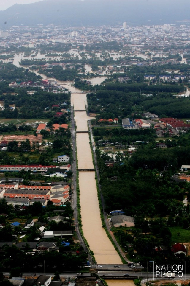 ภาพเก่าเล่าเรื่อง โครงการพระราชดำริ  คลอง ร.1 แก้น้ำท่วม "หาดใหญ่"
