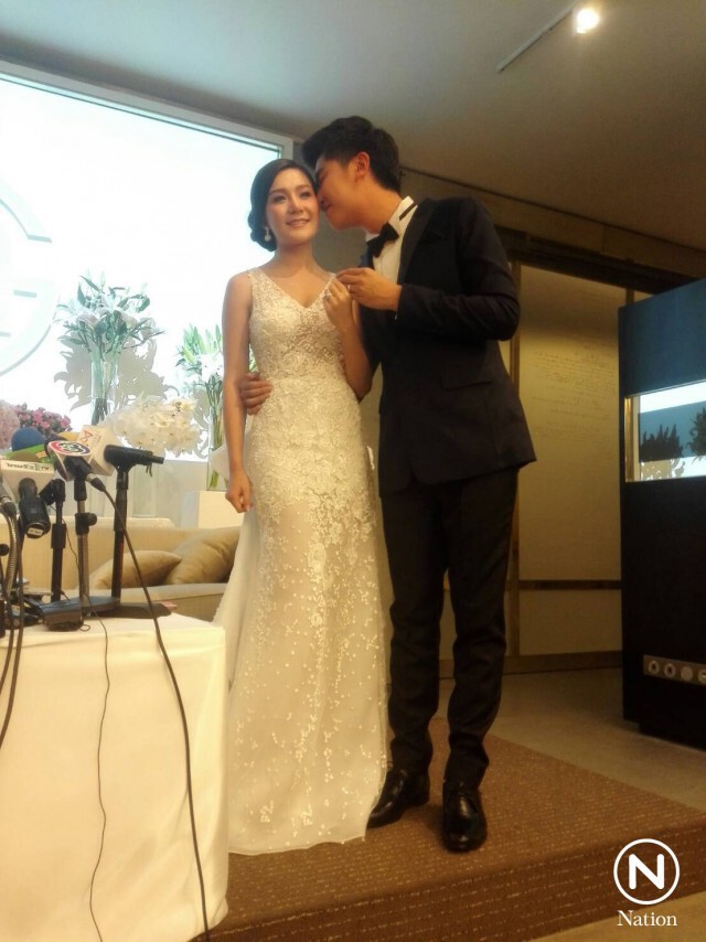 เอ็ม-กอล์ฟ แถลงวิวาห์ ฮาปนซึ้ง