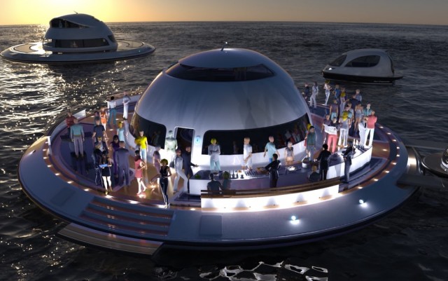 UFO 2.0 เรือยอชท์สุดหรู สไตล์ยูเอฟโอ