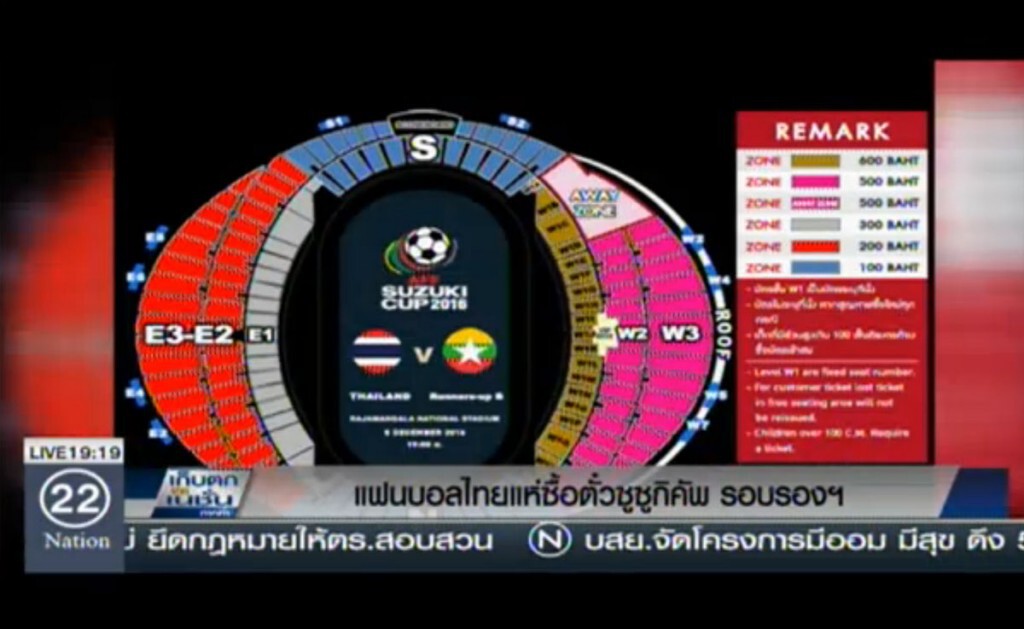 แฟนบอลไทยแห่ซื้อตั๋วซูซูกิคัพ รอบรองฯ แฟนบอลไทยแห่ซื้อตั๋วซูซูกิคัพ รอบรองฯ