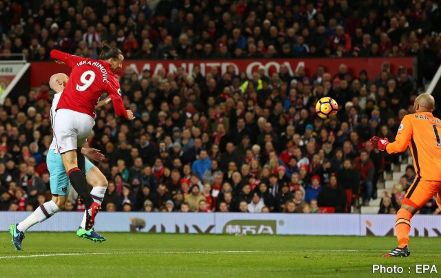 แมนฯยูไนเต็ด เปิดบ้านเจ๊า เวสต์แฮม 1-1