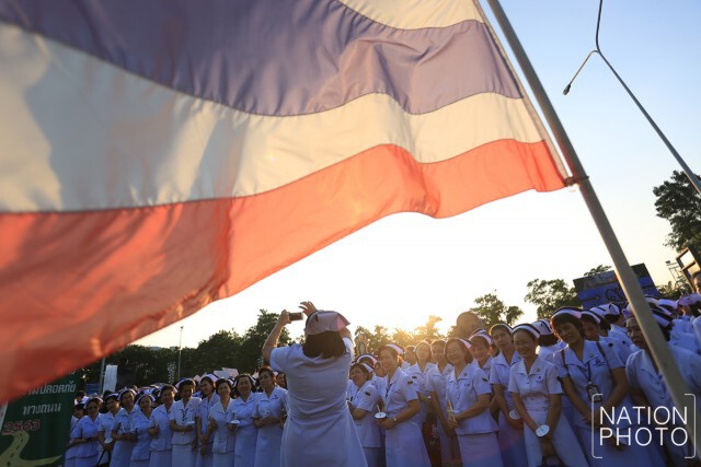 "พยาบาลของพระราชา"
พยาบาลจากทั่วประเทศ ร่วมแปรอักษรเป็นเลข ๙ รำลึกในพระมหากรุณาธิคุณ
