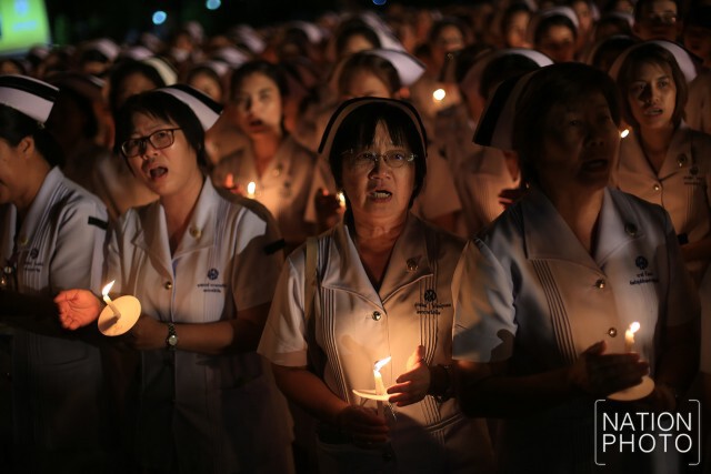 "พยาบาลของพระราชา"
พยาบาลจากทั่วประเทศ ร่วมแปรอักษรเป็นเลข ๙ รำลึกในพระมหากรุณาธิคุณ