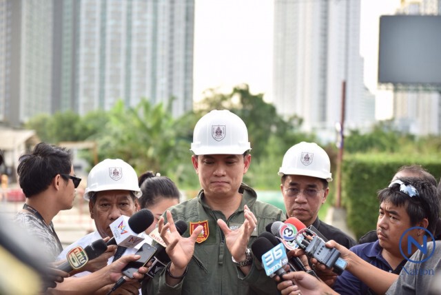 "วิศวกรรมสถาน"ตรวจที่เกิดเหตุ"เครนถล่ม"
พบสาเหตุประมาท"ต่อเครนใส่หมุดไม่ครบ"