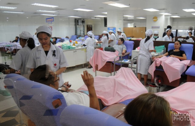 ปชช.ร่วมบริจาคโลหิต
ถวายเป็นพระราชกุศลแด่ในหลวง ร.๙