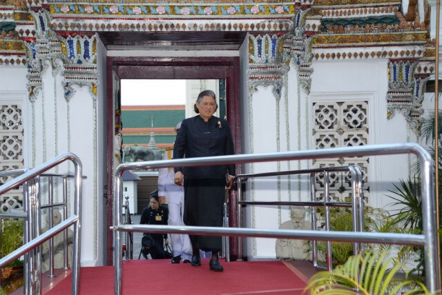 สมเด็จพระเทพฯ เสด็จฯ ถวายภัตตาหารเช้าแด่พระพิธีธรรมฯ