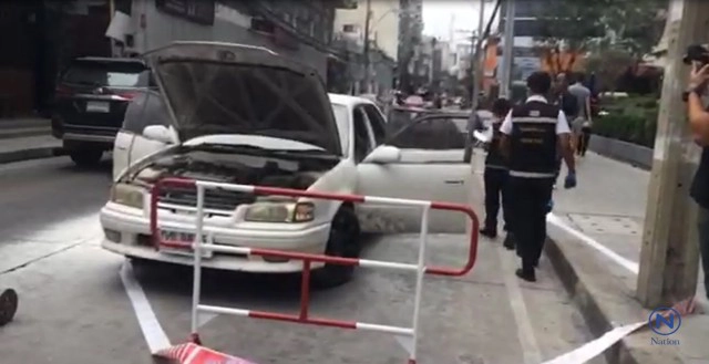 ผัวหึงโหด! ทะเลาะแฟน
ราดทินเนอร์จุดไฟกะเผาคาเก๋ง