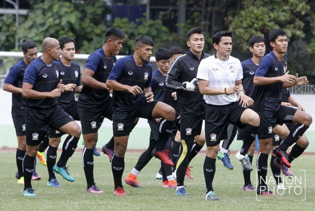 "ช้างศึก" ลงซ้อมสนามเทพหัสดิน เตรียมรับมือพม่า รอบรองฯ ซูซูกิคัพ นัดสอง