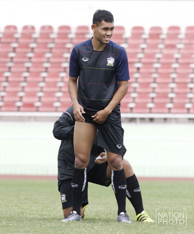 "ช้างศึก" ลงซ้อมสนามเทพหัสดิน เตรียมรับมือพม่า รอบรองฯ ซูซูกิคัพ นัดสอง