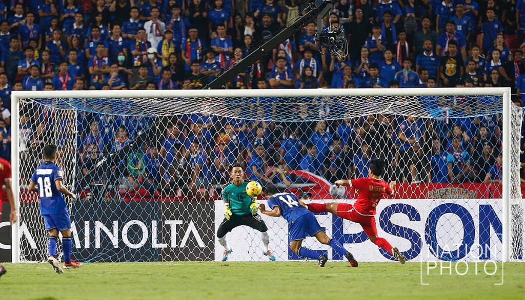 ภาพชุด "ศราวุฒิ มาสุข" ยิงประตูแรก ทำไทยนำ 1-0 ภาพชุด "ศราวุฒิ มาสุข" ยิงประตูแรก ทำไทยนำ 1-0
