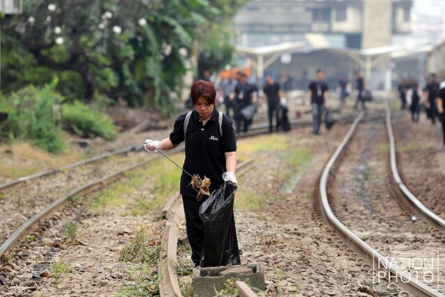 การรถไฟแห่งประเทศไทยเปิดกิจกรรม Big Cleaning Day