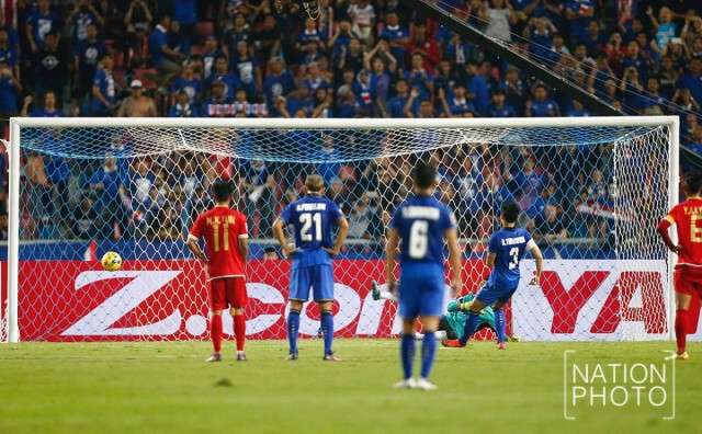 ภาพชุด "เมสซี่เจ" ซัดลูก 4 ย้ำชัย ไทย-เมียนมาร์