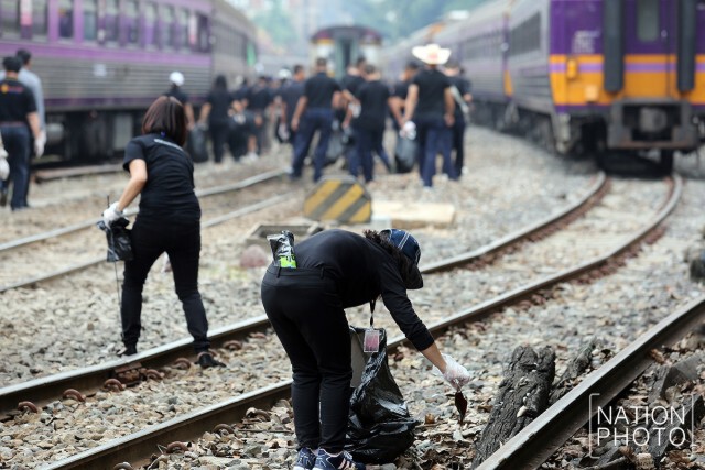 การรถไฟแห่งประเทศไทยเปิดกิจกรรม Big Cleaning Day