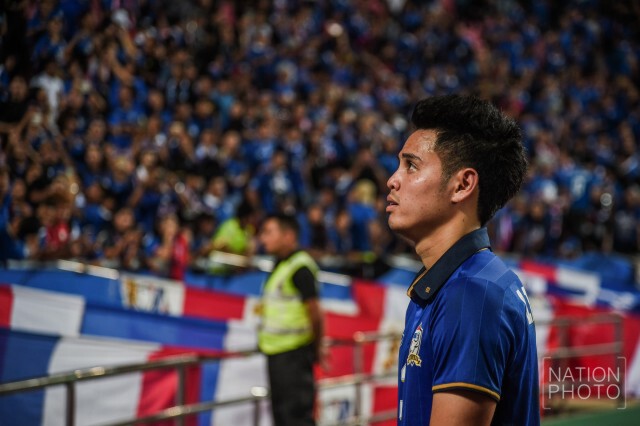 แข้งช้างศึก ขอบคุณแฟนบอล หลังจบเกม ชนะ เมียนมาร์ 4-0