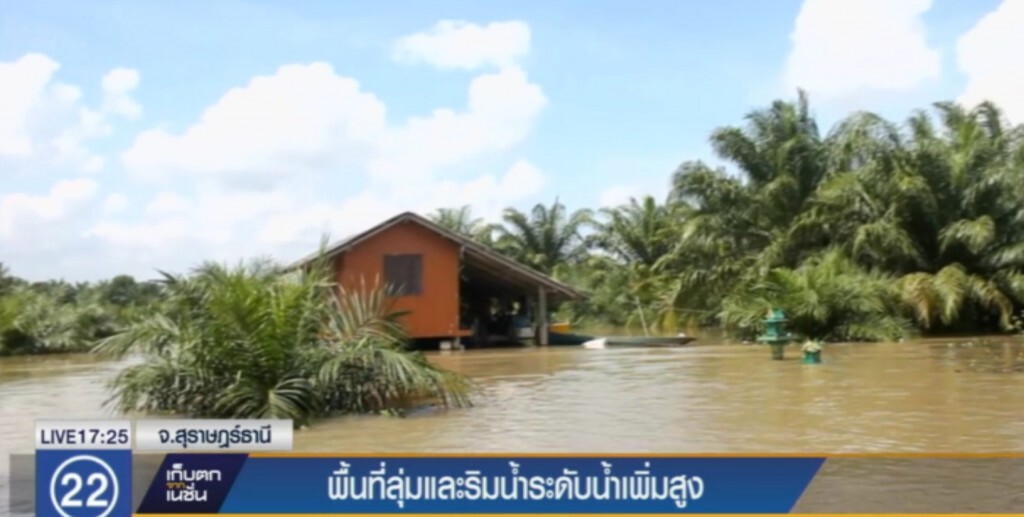 สุราษฎร์ ยังน่าห่วง น้ำตาปี ล้นตลิ่งเข้าท่วมบ้านเรือน