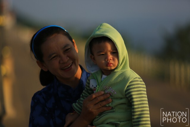 ภาพชุด บรรยากาศยามเช้า "ริมแม่น้ำโขง"