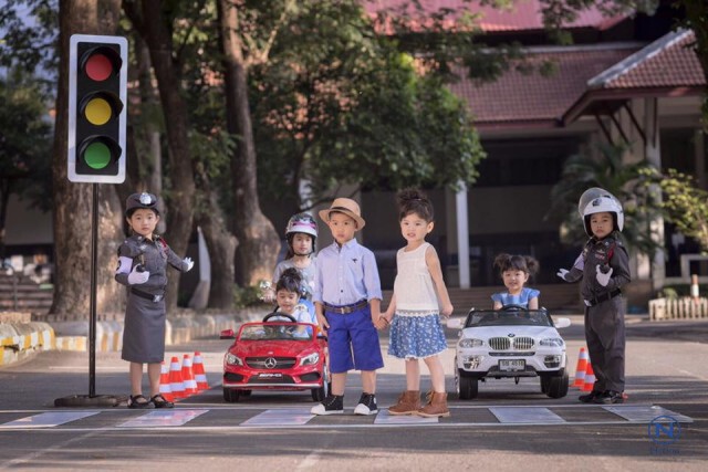 จราจรเชียงใหม่ไอเดียเก๋
สร้างวินัยเด็ก สะท้อนผู้ใหญ่ให้เคารพกฎลดอุบัติเหตุ